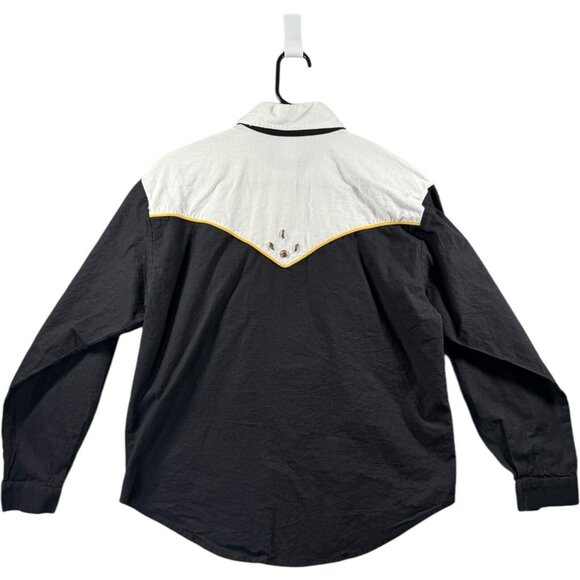 Vintage 1849 Authentic Ranchwear Size Medium Button Up Shirt Western Silver-Tip - Picture 2 of 11